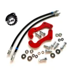 Переходные пластины суппортов 08 для а/м Шеви-Нива, Нива, с крепежом и тормозными шлангами