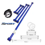 Реактивные тяги для а/м ВАЗ 2101-2107, Нива, Шеви-Нива, 1 регулируемая