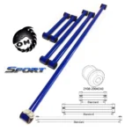 Реактивные тяги для а/м ВАЗ 2101-2107, Нива, Шеви-Нива, Сайлентблок 2108