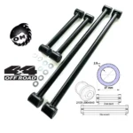 Реактивные тяги для а/м ВАЗ 2101-2107, Нива, Шеви-Нива, 4 продольные, труба 2,8 мм