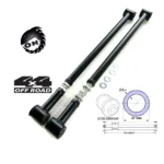 Реактивные тяги для а/м ВАЗ 2101-2107, Нива, Шеви-Нива, 2 средние регулируемые, труба 2,8 мм