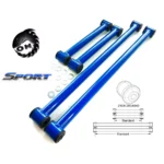 Реактивные тяги для а/м ВАЗ 2101-2107, Нива, Шеви-Нива, 4 продольные, Сайлентблок 2108