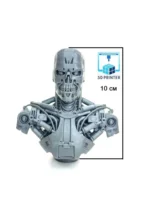 Фигурка Терминатор Т800 10 см 3D модель v2 темно серый